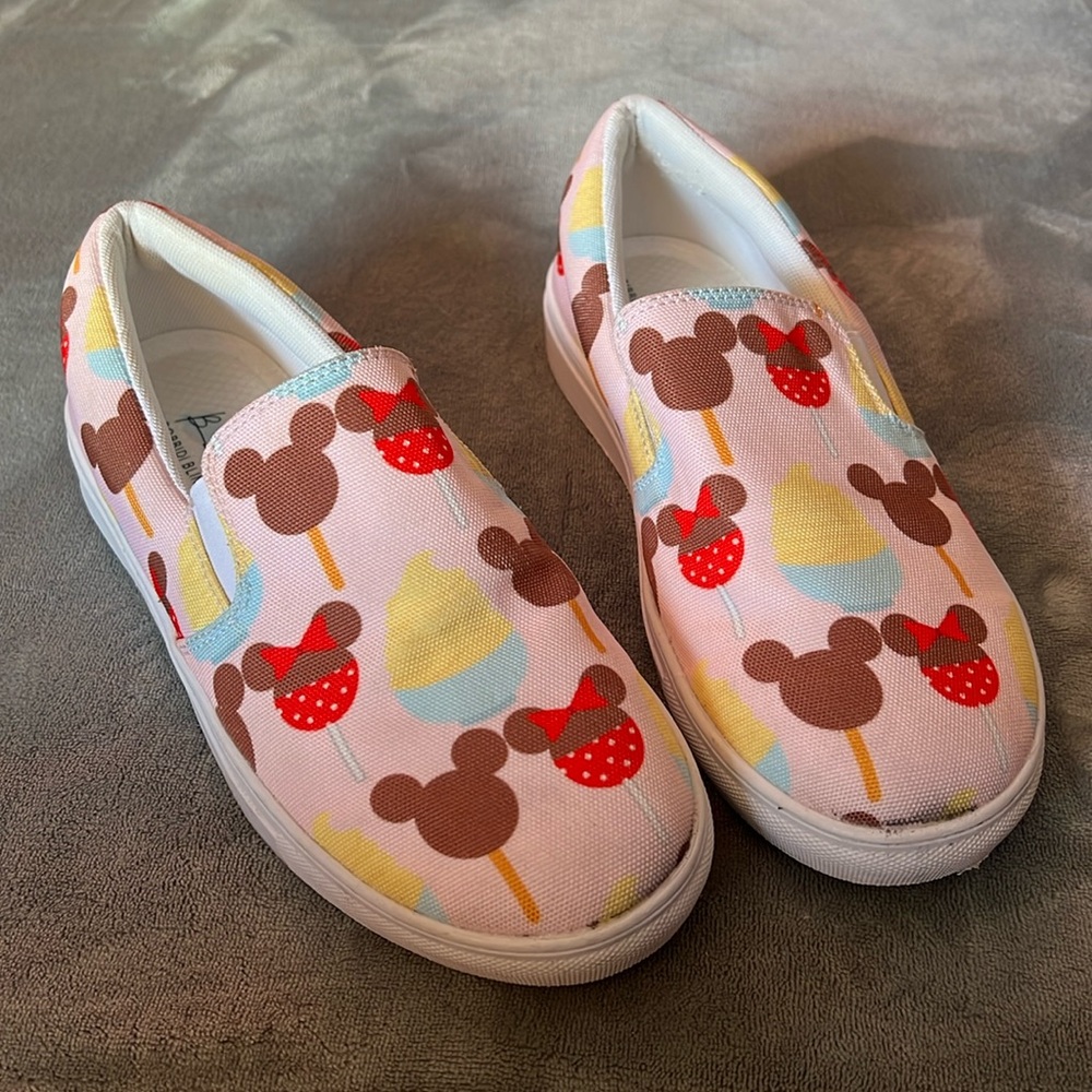 Bibbidi Bobbidi Bling Mickey Minnie Snack Slip On shoes - unisex